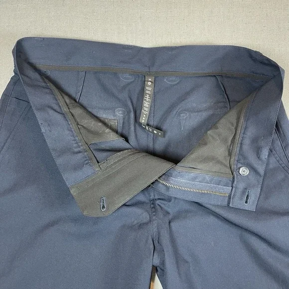 Lululemon Relaxed-Tapered Smooth Twill Trouser 34x28 True Navy Men's LM5AN1S - Picture 6 of 16